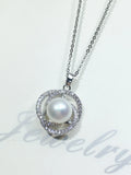 Freshwater Pearl Sliver Choker Necklace Pendant Women Accessories