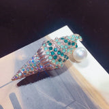 Natural Pearl Brooch Ice Cream Corsage Pearl Pin Freshwater Pearl Jewelry