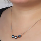 Freshwater Pearl Choker 925 Sterling Silver Jewelry