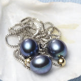 Freshwater Pearl Choker 925 Sterling Silver Jewelry