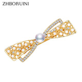 Pearl Beads Hair Clip Retro Beauty Hair Pin Barrette Gift