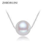 Freshwater Pearl Necklace 925 Silver Pendant