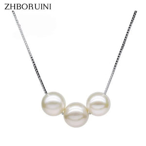 Freshwater Pearl Choker Necklace 925 Silver Gift