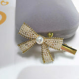 Freshwater Pearl Hair Clips Bow Hairpin Headband