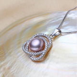 High Natural Pearl Pendant 925 Sterling Silver Pearl Jewelry