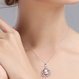 High Natural Pearl Pendant 925 Sterling Silver Pearl Jewelry