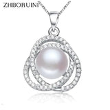 High Natural Pearl Pendant 925 Sterling Silver Pearl Jewelry