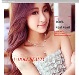 925 Silver Pearl Choker Necklace