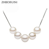 Natural Pearl Pendant 925 Sterling Silver Jewelry Women Gift