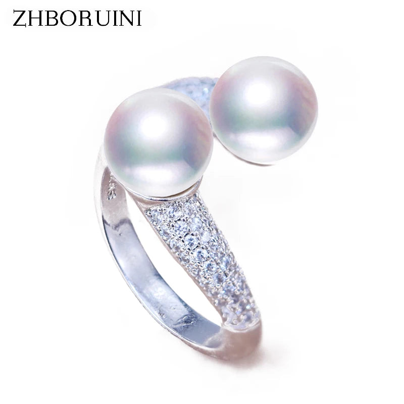 Freshwater Pearl 925 Sterling Silver Ring