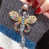 Freshwater Pearl Angel Brooch Non Fading Italian Technology