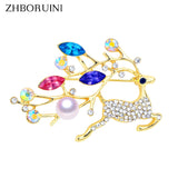 Natural Freshwater Pearl Deer Brooch Jewelry Gift