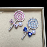 Pink Lollipop Freshwater Pearl Brooch