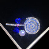 Pink Lollipop Freshwater Pearl Brooch