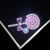 Pink Lollipop Freshwater Pearl Brooch