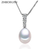 High Pearl Jewelry AAAA Freshwater Pearl Pendant 925 Silver Women Gift