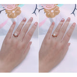 Real Pearl Ring 925 Silver Engagement Jewelry Gift