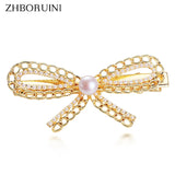 Freshwater Pearl Hair Clips Bow Headband Jewelry