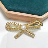 Freshwater Pearl Hair Clips Bow Headband Jewelry