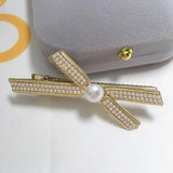 Pearl Hair Clips Girls Side Bangs Clip Bow Headband Jewelry