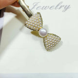 Freshwater Pearl Hair Clip for Women and Girls - Lovely Bow Hair Accessories