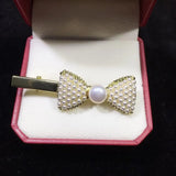 Freshwater Pearl Hair Clip for Women and Girls - Lovely Bow Hair Accessories