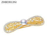 Freshwater Pearl Hair Clip Barrette Beauty Accessories