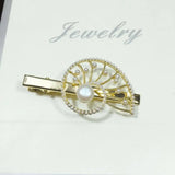 Natural Freshwater Pearl Barrette Hair Clip for Women Girls