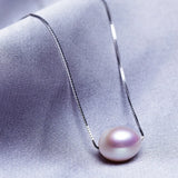 Freshwater Pearl Choker Necklace 925 Silver Jewelry