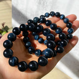 Natural Tiger Eye Stone Gemstone Beads Bracelet - Rare High Shining