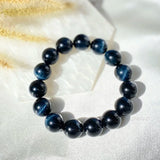 Natural Tiger Eye Stone Gemstone Beads Bracelet - Rare High Shining