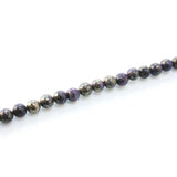 ZHEN-D Natural Stone Colorful Pyrite Round Beads DIY for Jewelry