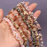 ZHEN-D Natural Stone Gravel Crushed Loose Bead DIY Jewelry Ornament