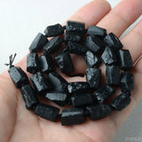Natural Tourmaline Rough Nugget Beads for Jewelry Making