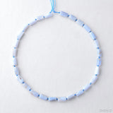 ZHEN-D Purple Agate Cylindrical Loose Beads for Jewelry Making