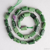 ZHEN-D Natural Stones Red Green Treasure Crystal Quartz Beads DIY Jewelry