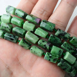 ZHEN-D Natural Stones Red Green Treasure Crystal Quartz Beads DIY Jewelry