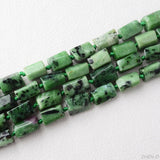 ZHEN-D Natural Stones Red Green Treasure Crystal Quartz Beads DIY Jewelry