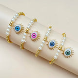 Bohemia Devil's Eyes Pendant Bracelet Adjustable Bangle Party Jewelry