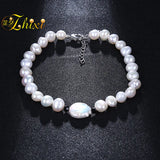 Baroque Pearl Anklet Real Freshwater Pearl Foot Chain 8-9mm