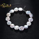 Baroque Pearl Anklets Jewelry Freshwater 12-13mm Women Girl