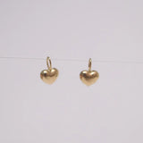 ZHIXI DIY G18k Big Hole Love Small Pendant DIY Element Drop