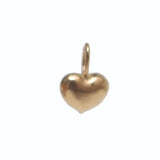 ZHIXI DIY G18k Big Hole Love Small Pendant DIY Element Drop