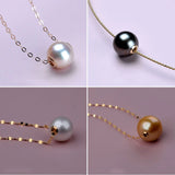 DIY G18k Passepartout Pearl Pendant Accessories Au750 Gift Lady