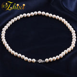 Freshwater Pearl Necklace Natural Stone Choker for Women Wedding Party