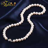 Freshwater Pearl Necklace Natural Stone Choker for Women Wedding Party