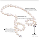 Freshwater Pearl Necklace Natural Stone Choker for Women Wedding Party