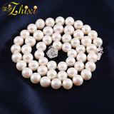 Freshwater Pearl Necklace Natural Stone Choker for Women Wedding Party