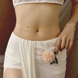 Natural Freshwater Pearl 14K Filled Waist Chain RetroStyle
