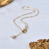 Freshwater Pearl Anklet 14K Filled Jewelry Ladies Adjustable Bead Anklet